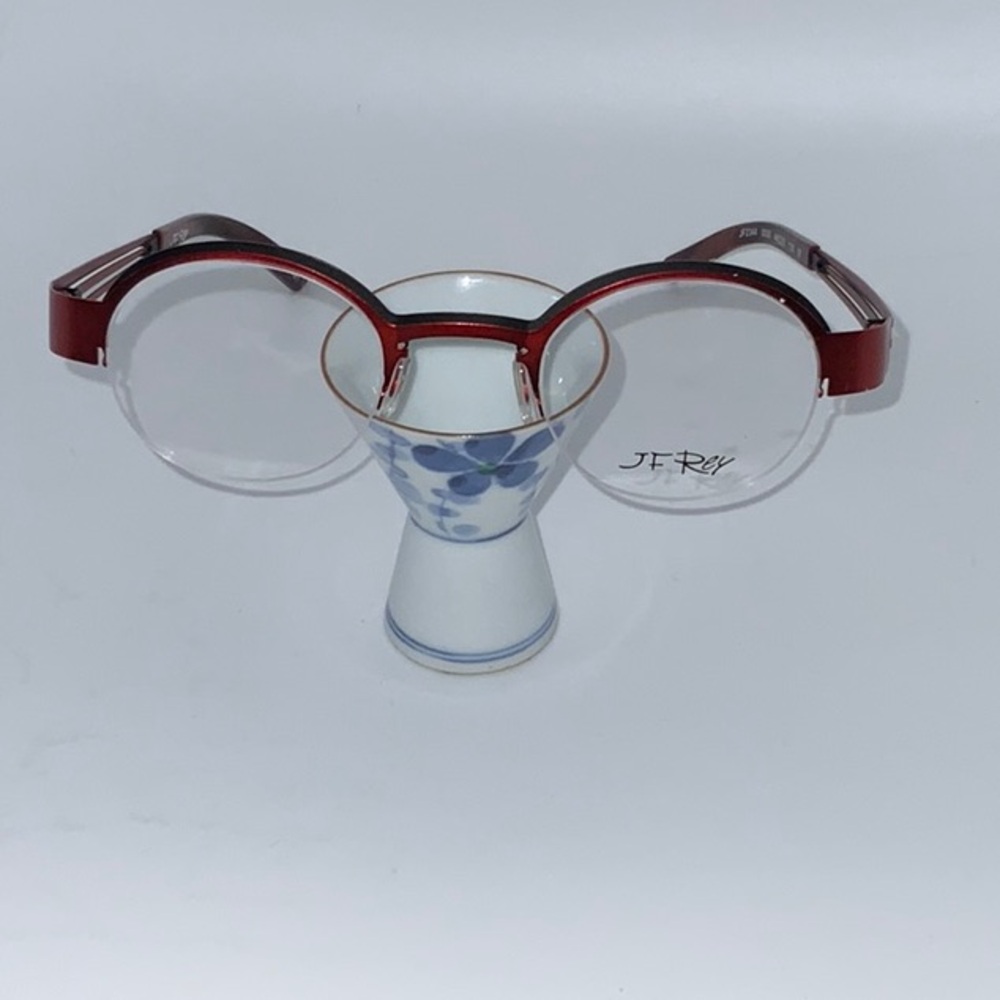 Red Round Glasses JFREY vintage